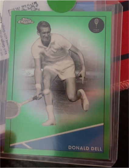 2021 Topps Chrome Tennis #87 Donald Dell — front