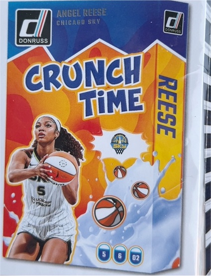 2025 Panini Donruss WNBA #7 Angel Reese Crunch Time — front