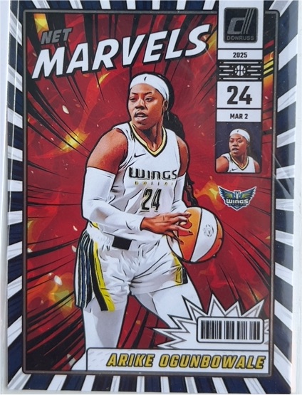 2025 Donruss WNBA #21 Arike Ogunbowale Net Marvels — front
