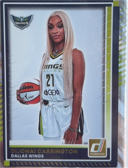 2025 Donruss WNBA #27 DiJonai Carrington — front