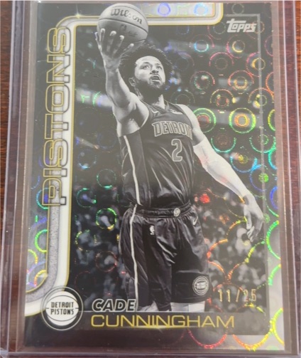 2025-26 Topps #40 Cade Cunningham — front