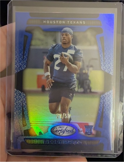 2025 Panini Certified #168 Woody Marks — front