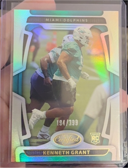 2025 Panini Certified #194 Kenneth Grant — front