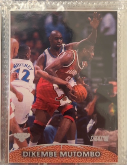 1992-93 Stadium Club #SC4 Dikembe Mutombo — front