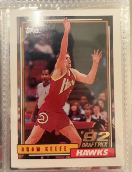 1992-93 Topps #344 Adam Keefe — front
