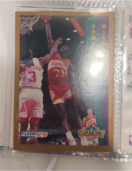 1992-93 Fleer #279 Dominique Wilkins — front