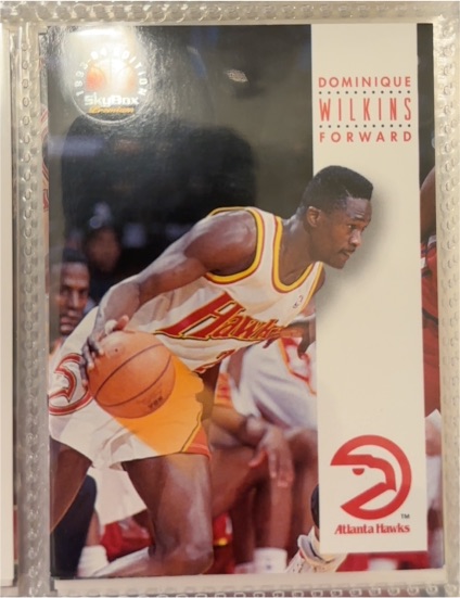 1993-94 SkyBox Premium #28 Dominique Wilkins Atlanta Hawks — front