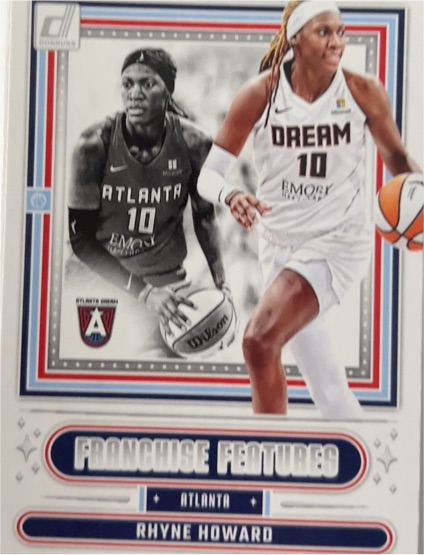2025 Donruss WNBA #4 Rhyne Howard Franchise Features — front