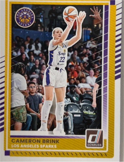 2025 Panini Donruss WNBA #2 Cameron Brink — front