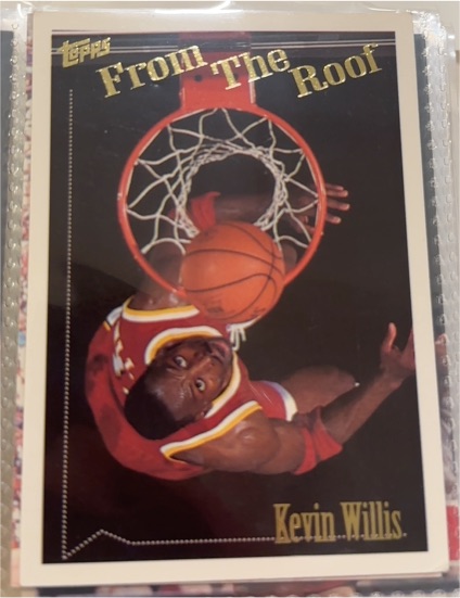 1994-95 Topps #42 Kevin Willis From The Roof — front