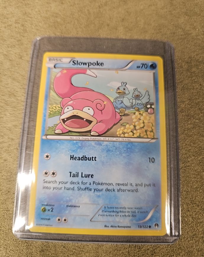 2016 Pokémon XY BREAKpoint #19 Slowpoke — front