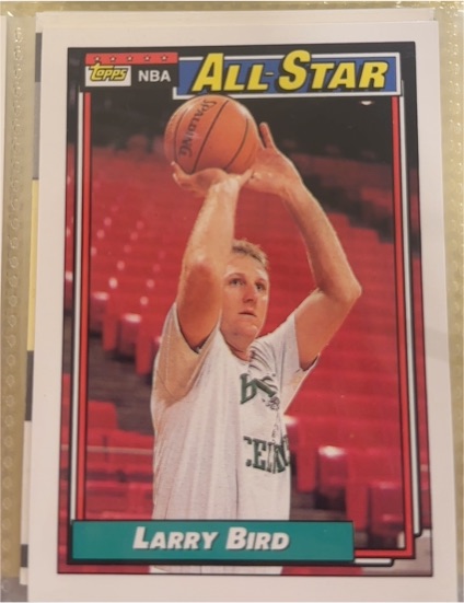1992-93 Topps #100 Larry Bird — front