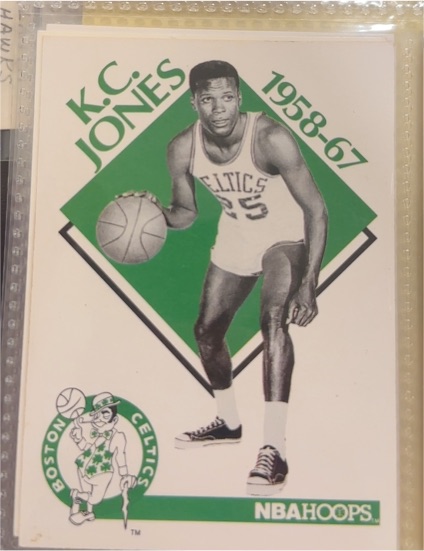 1990-91 Hoops #343 K.C. Jones — front