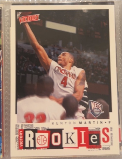2000-01 Upper Deck Victory #261 Kenyon Martin — front