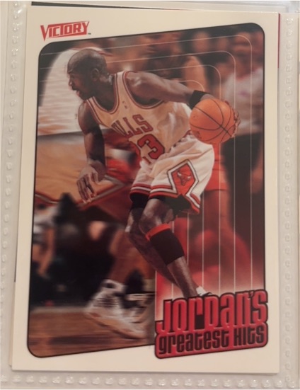 1999-00 Upper Deck Victory #389 Michael Jordan Jordan's Greatest Hits — front