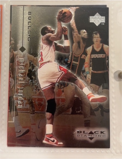 1999-00 Upper Deck Black Diamond #1 Michael Jordan — front
