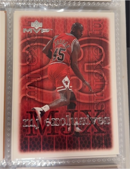 1999-00 Upper Deck MVP #185 Michael Jordan MJ Exclusives — front