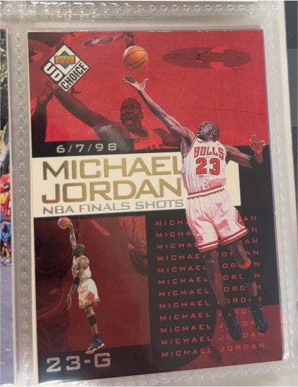 1998-99 Upper Deck Choice Preview #3 Michael Jordan NBA Finals Shots — front
