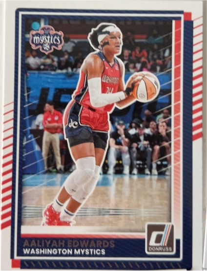 2025 Donruss WNBA #16 Aaliyah Edwards — front