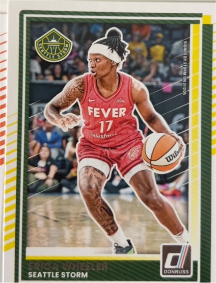 2025 Donruss WNBA #80 Erica Wheeler — front