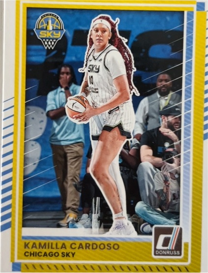 2025 Donruss WNBA #32 Kamilla Cardoso — front