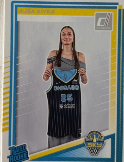 2025 Donruss WNBA #93 Ajsa Sivka — front
