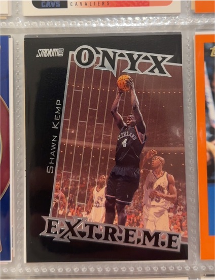 2000 Topps Stadium Club Onyx Extreme #OE8 Shawn Kemp — front
