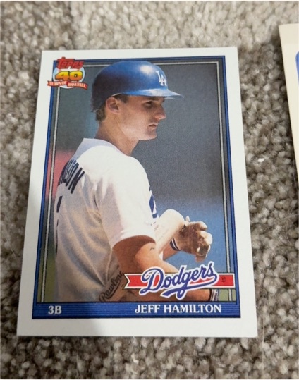 1991 Topps #552 Jeff Hamilton — front
