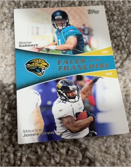 2011 Topps Faces of the Franchise #FF-GJD Blaine Gabbert / Maurice Jones-Drew — front