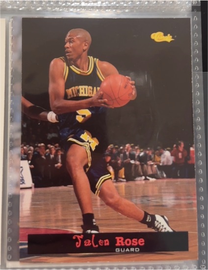 1994 Classic Draft #78 Jalen Rose — front