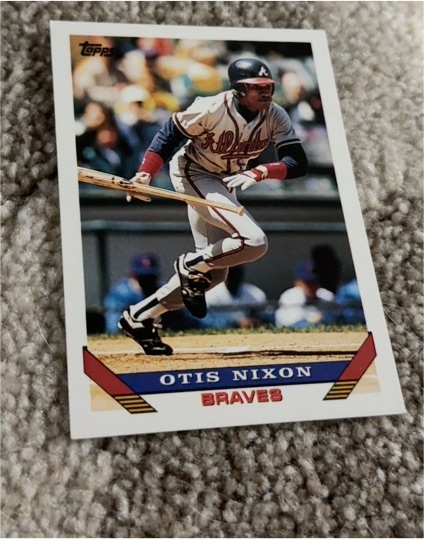 1993 Topps #253 Otis Nixon — front