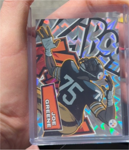 2025 Panini Absolute Kaboom! Horizontal Joe Greene #19 — front