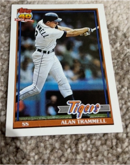 1991 Topps #275 Alan Trammell — front