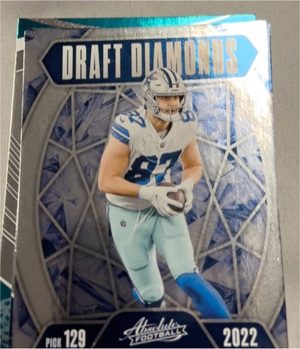 2022 Panini Absolute Draft Diamonds #129 Dalton Schultz — front