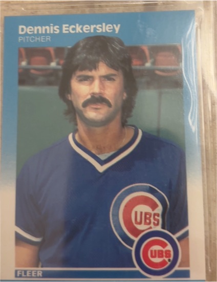 1987 Fleer #563 Dennis Eckersley — front