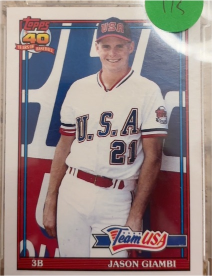 1991 Topps Traded #45T Jason Giambi — front