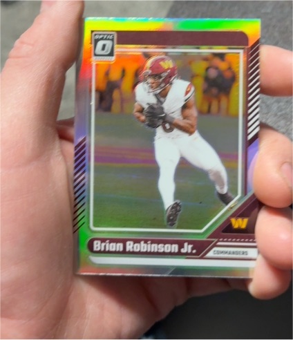 2024 Panini Donruss Optic #195 Brian Robinson Jr. — front