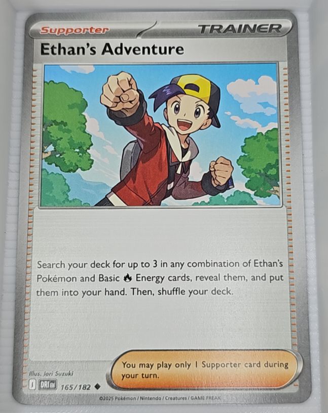 2025 Pokémon SV10 Destined Rivals #165 Ethan's Adventure — front