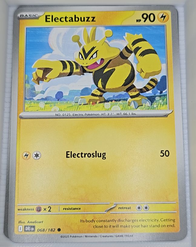 2025 Pokémon #068 Electabuzz — front