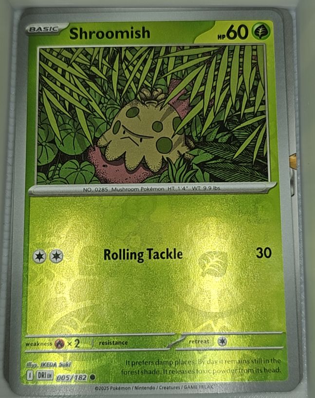 2025 Pokemon SV10: Destined Rivals #005 Shroomish — front