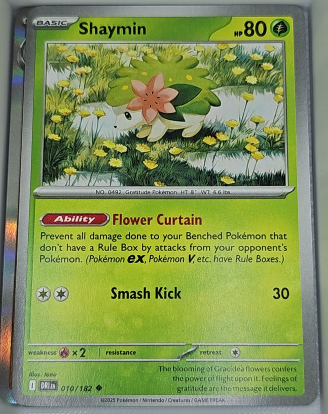 2025 Pokémon SV10: Destined Rivals #010 Shaymin — front