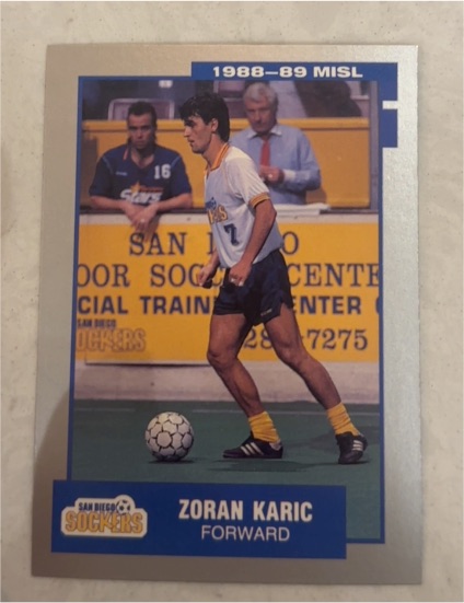 1988-89 Pacific #33 Zoran Karic — front