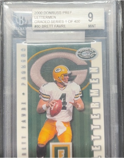 2000 Donruss Preferred Lettermen #80 Brett Favre — front