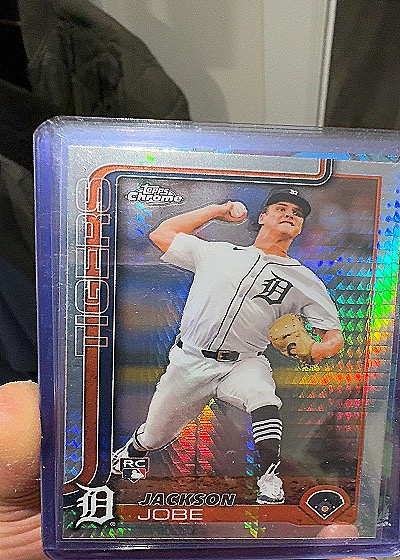2025 Topps Chrome #249 Jackson Jobe — front