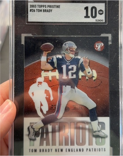 2003 Topps Pristine #26 Tom Brady — front