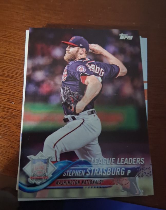 2018 Topps #335 Stephen Strasburg — front