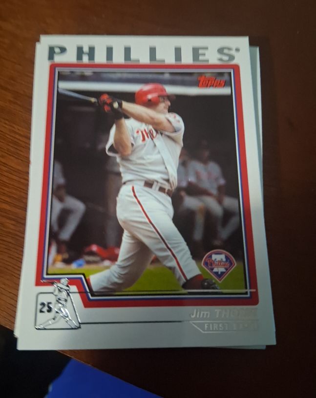 2004 Topps #1 Jim Thome — front