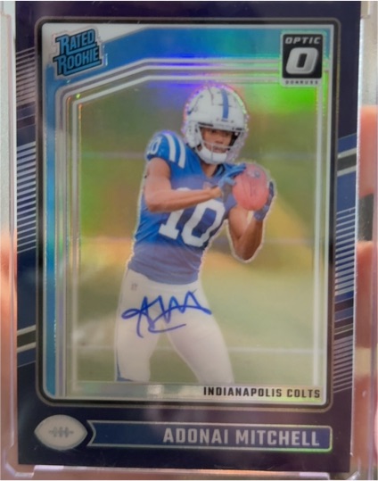2024 Donruss Optic #10 Adonai Mitchell — front