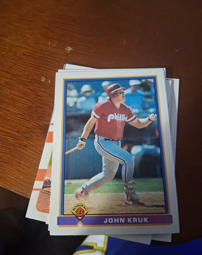 1991 Bowman #503 John Kruk — front