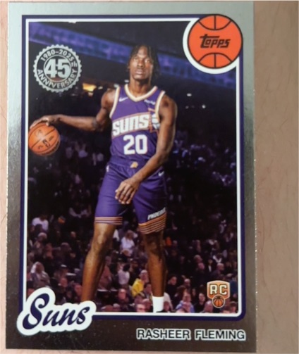 2025-26 Topps Basketball 80BK-74 Rasheer Fleming — front